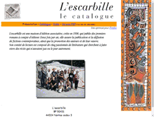 Tablet Screenshot of escarbille.net